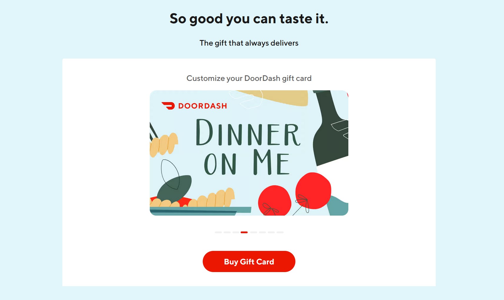 doordash gift card balance check